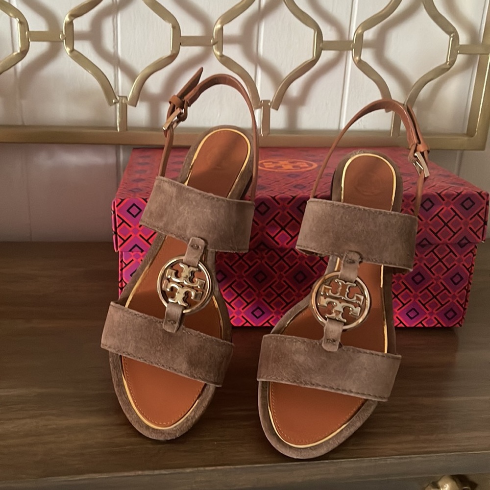 Tory Burch metal miller sandal